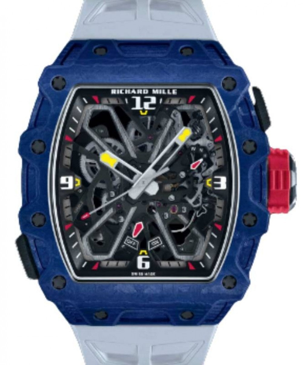 Automatic Winding Rafael Nadal Blue Quartz TPT RM 35-03 BRAND NEW