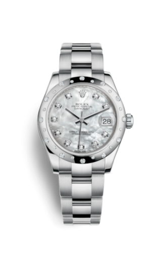 Datejust 31 Stainless Steel Domed Diamond / Oyster / MOP