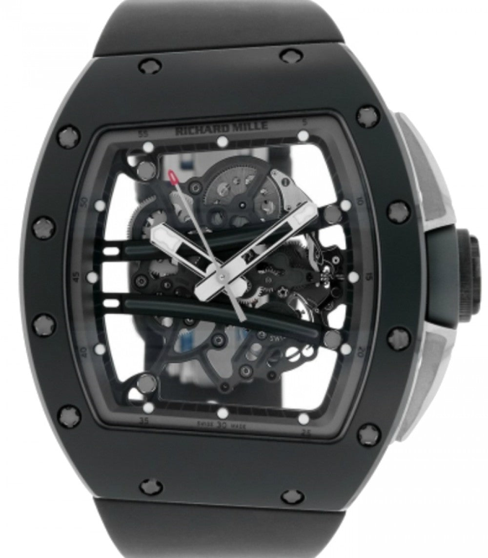 Manual WInding Yohan Blake Grey Edition Black Ceramic RM 61-01 BRAND NEW