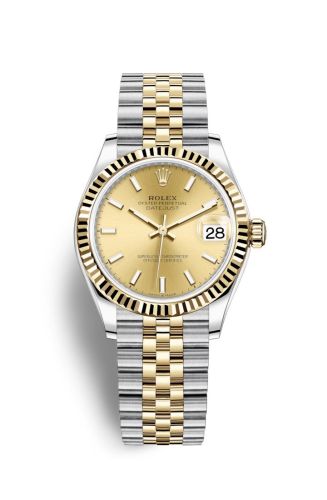 Datejust 31 Stainless Steel / Yellow Gold / Fluted / Champagne / Jubilee