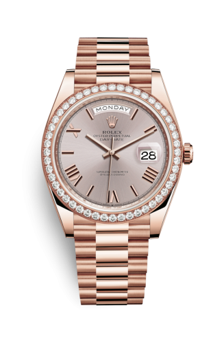 Day-Date 40 Everose / Diamond / Sundust – Roman