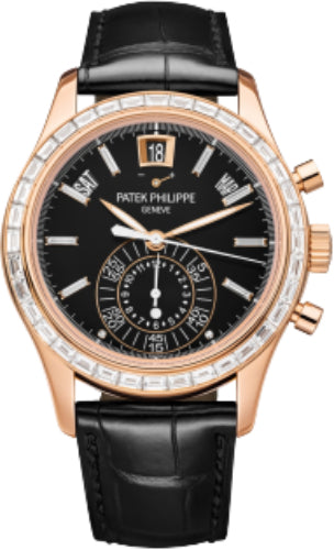 Complications Chronograph Annual Calendar Rose Gold Diamond Set Blue Dial