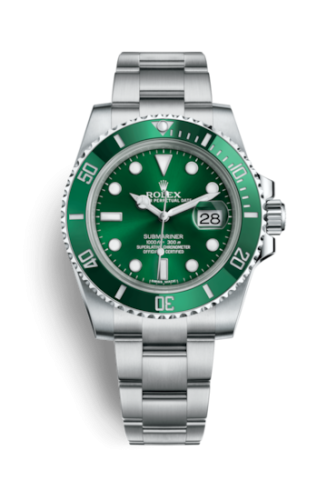 Submariner Date Stainless Steel / Green / Cerachom