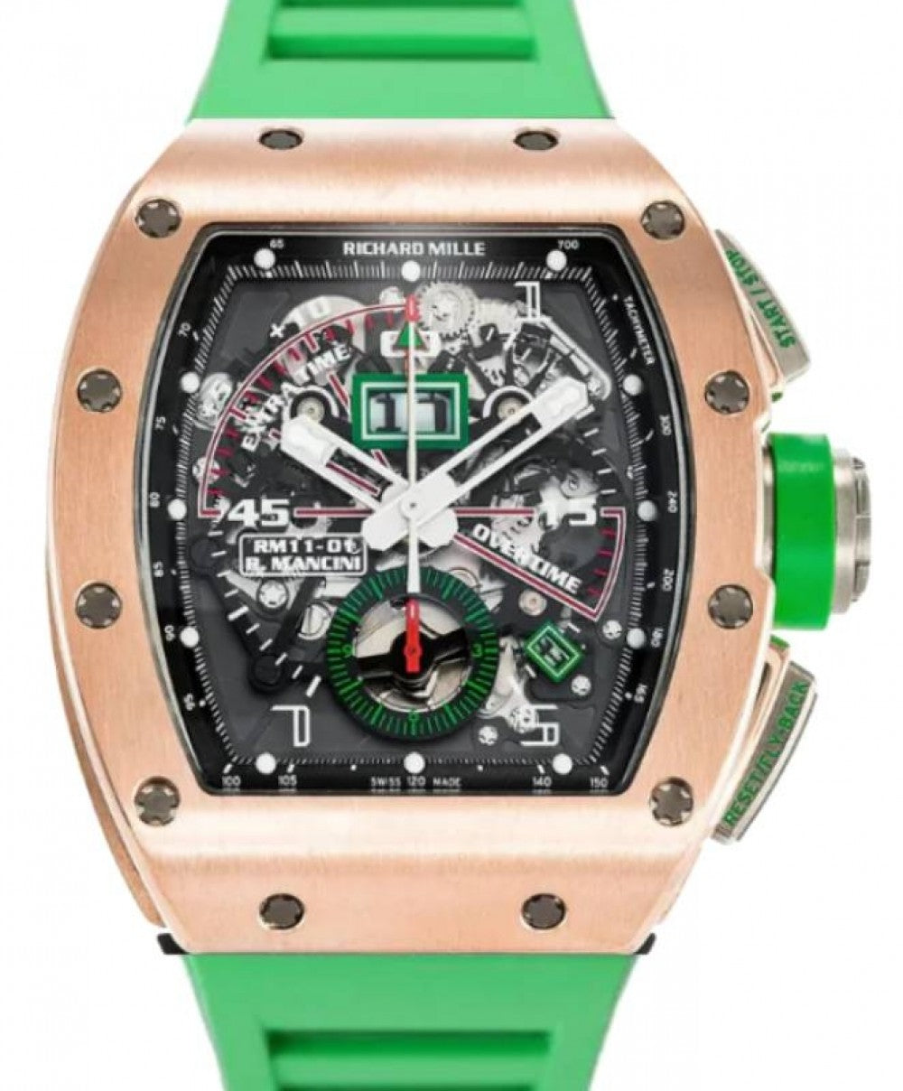Automatic Flyback Chronograph Roberto Mancini Rose Gold/Titanium RM 11-01