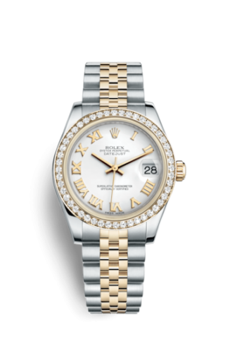 Datejust 31 Rolesor Yellow Diamond / Jubilee / White Roman