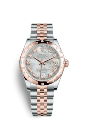 Datejust 31 Rolesor Everose Domed Diamond / Jubilee / MOP Roman