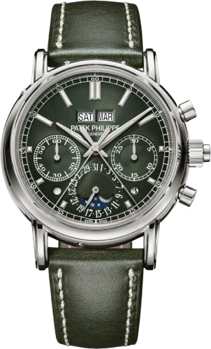 Grand Complications Split-Seconds Chronograph Perpetual Calendar White Gold Olive…