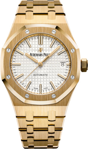 Royal Oak Selfwinding 37mm Silver Index Yellow Gold