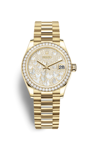 Datejust 31 Yellow Gold / Diamond / Butterfly / President