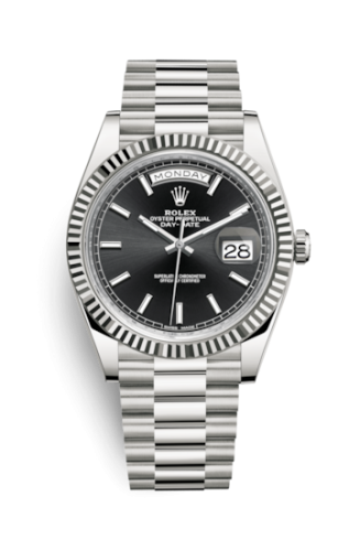 Day-Date 40 White Gold / Black