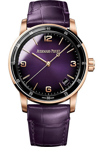 Code 11.59 Chronograph 41mm Pink Case Purple Dial