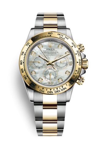 Cosmograph Daytona Stainless Steel / Yellow Gold / MOP Diamonds