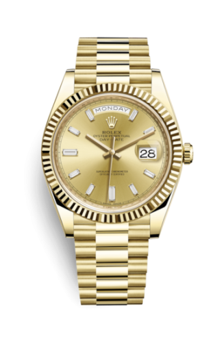 Day-Date 40 Yellow Gold / Champagne – Diamond