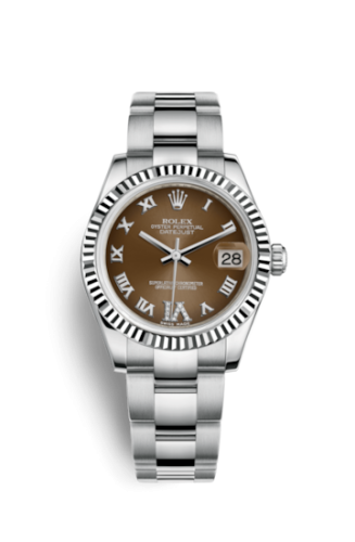 Datejust 31 Stainless Steel Fluted / Oyster / Bronze – Roman