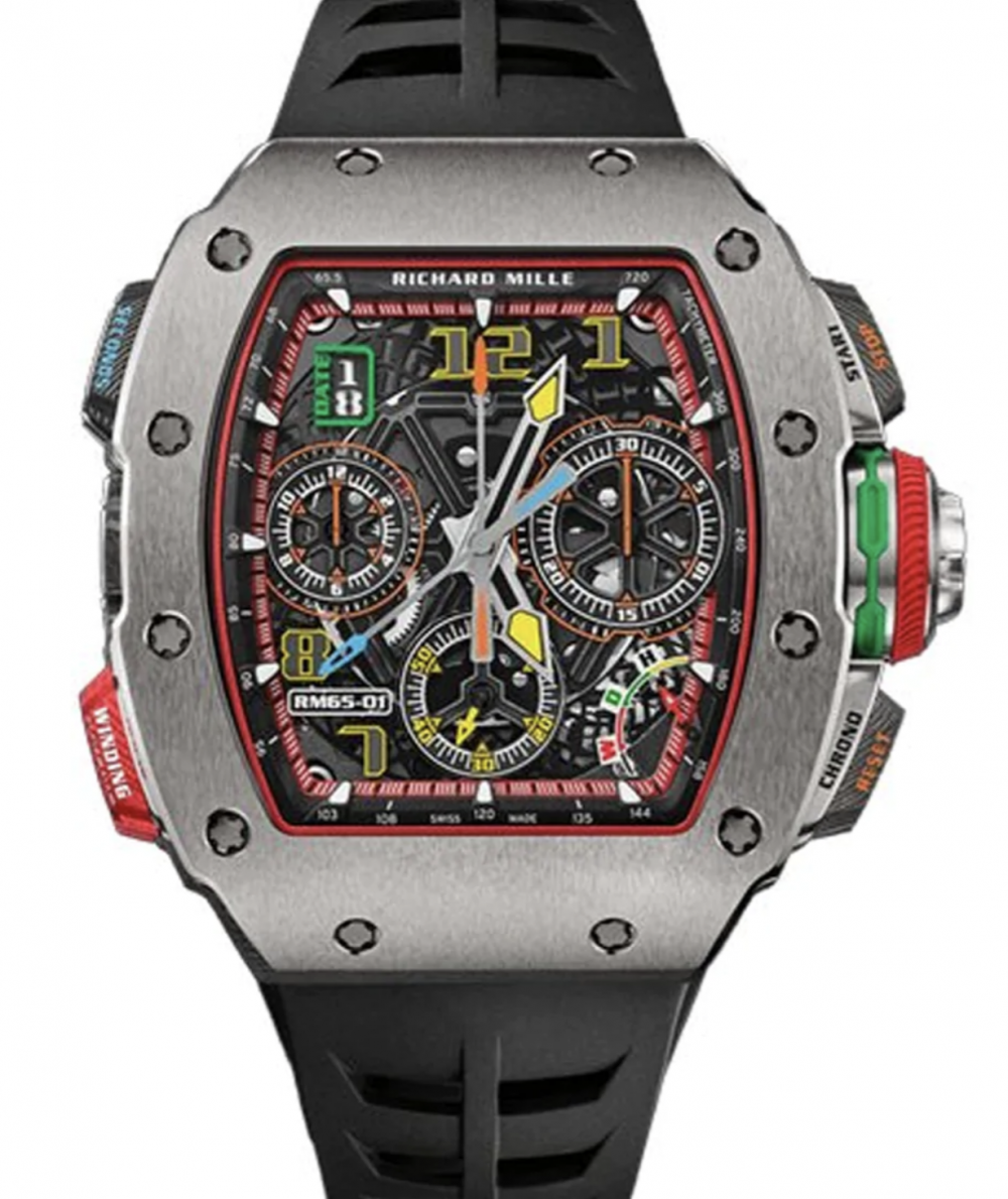 Automatic Winding Split-seconds Chronograph Titanium RM 65-01 BRAND NEW