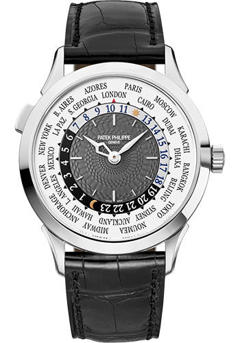 Complications World Time White Gold Charcoal Gray Lacquered Dial