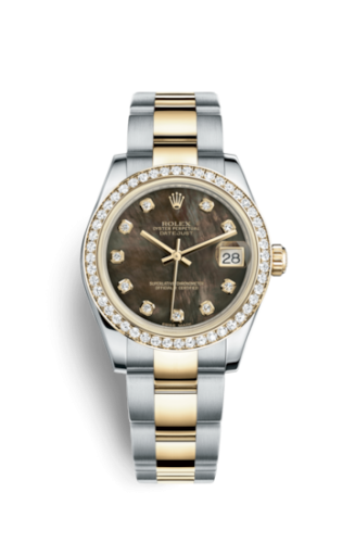 Datejust 31 Rolesor Yellow Diamond / Oyster / Black MOP