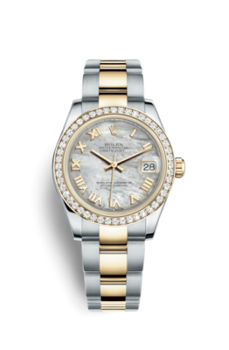 Datejust 31 Rolesor Yellow Diamond / Oyster / MOP Roman