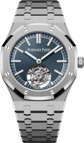 Royal Oak Flying 41mm Tourbillion Titanium Blue Dial