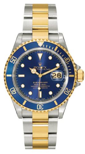 Submariner Date 16613 Blue Tritium