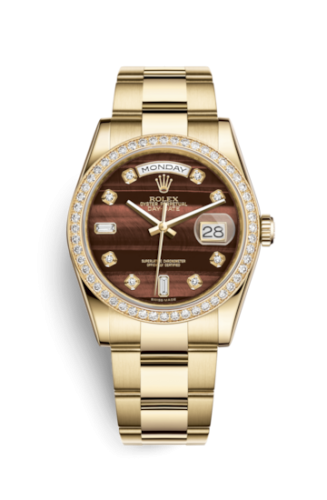 Day-Date 36 Yellow Gold Diamonds / Oyster / Bull’s Eye