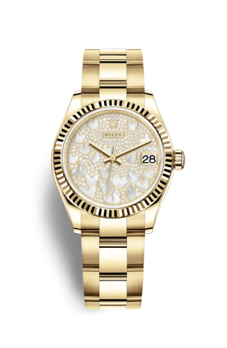 Datejust 31 Yellow Gold / Fluted / Butterfly / Oyster