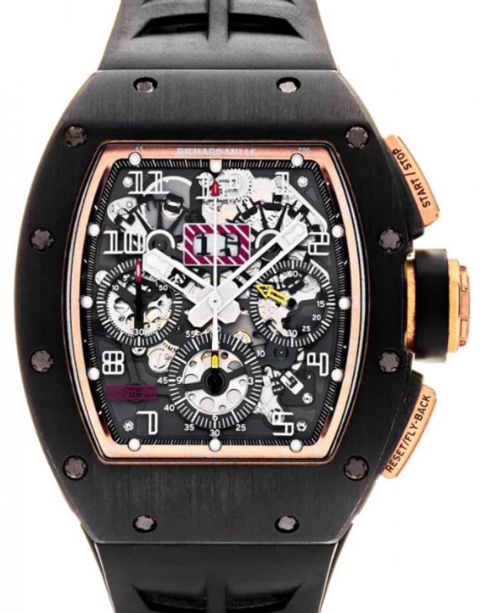 Automatic Flyback Chronograph Felipe Massa Boutique Edition DLC Titanium/Rose Gold…