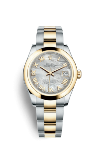 Datejust 31 Rolesor Yellow Domed / Oyster / MOP Roman