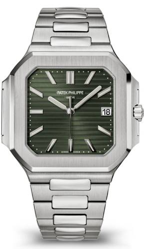 Cubitus Date Sweep Seconds Steel 45mm Olive Green Dial