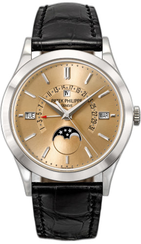 Grand Complications Perpetual Calendar Day-Date Moon Phase 39.5mm Honey Brown Index…