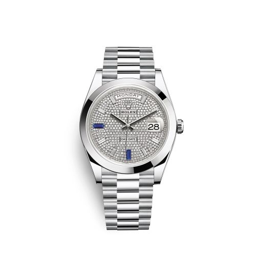 Day-Date 40 Platinum / Paved