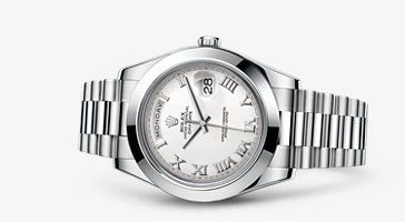 Day-Date II Platinum White Roman