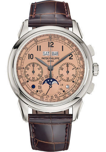 Grand Complications Chronograph Perpetual Calendar Platinum Golden Opaline Dial