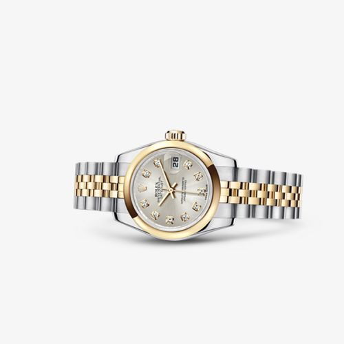Lady-Datejust 26 Rolesor Silver Diamond Jubilee