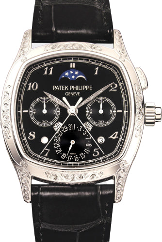 Grand Complications Perpetual Calendar Moon Phase Chronograph 37 x 45mm Black…