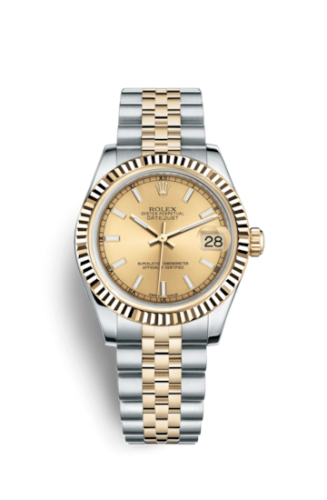 Datejust 31 Rolesor Yellow Fluted / Jubilee / Champagne