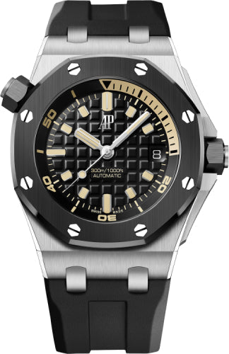 Royal Oak 42mm Offshore Diver White Gold Black Dial