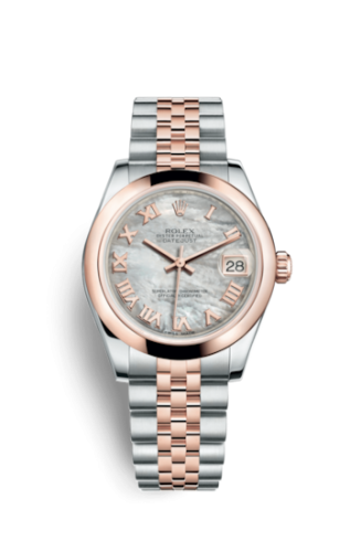 Datejust 31 Rolesor Everose Domed / Jubilee / MOP Roman