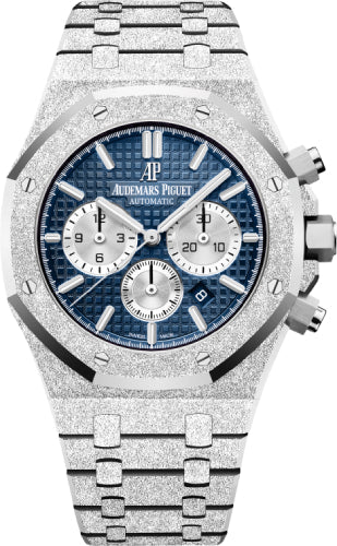 Royal Oak 41mm Frosted Gold Chronograph Blue Dial