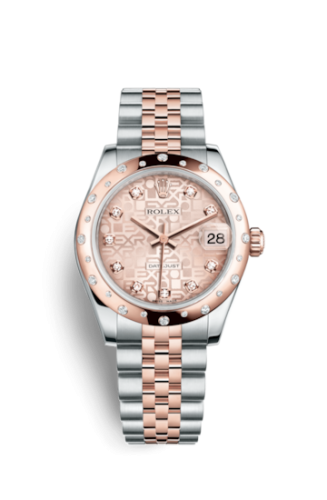 Datejust 31 Rolesor Everose Domed Diamond / Jubilee / Pink Computer
