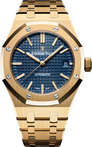 Royal Oak Selfwinding 37mm Blue Index Yellow Gold
