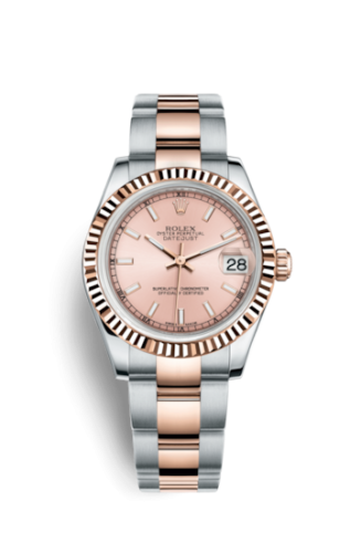 Datejust 31 Rolesor Everose Fluted / Oyster / Pink