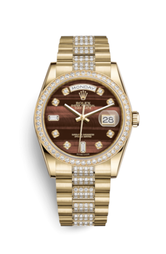 Day-Date 36 Yellow Gold Diamonds / President Diamonds / Bull’s Eye