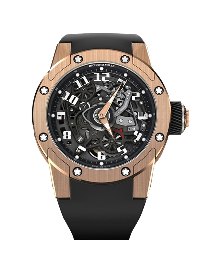 Automatic Winding Dizzy Hands Red Gold/Titanium RM 63-01 BRAND NEW
