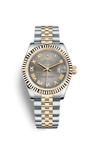 Datejust 31 Rolesor Yellow Fluted / Jubilee / Steel Roman