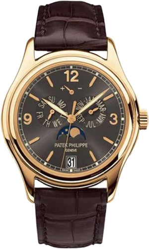 Complications Annual Calendar Moon Phases Date Yellow Gold Slate Grey Dial
