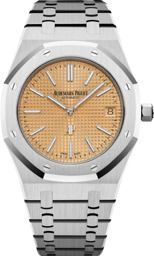 Royal Oak “Jumbo” Extra-Thin White Gold Rose Gold Dial