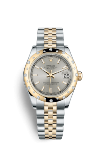 Datejust 31 Rolesor Yellow Domed Diamond / Jubilee / Silver