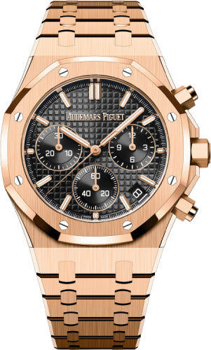 Royal Oak 41mm Chronograph Rose Gold Black Dial