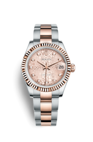 Datejust 31 Rolesor Everose Fluted / Oyster / Pink Computer